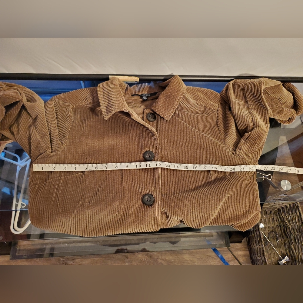 Chadwicks Corduroy Trench Coat - Brown - Picture 7 of 11